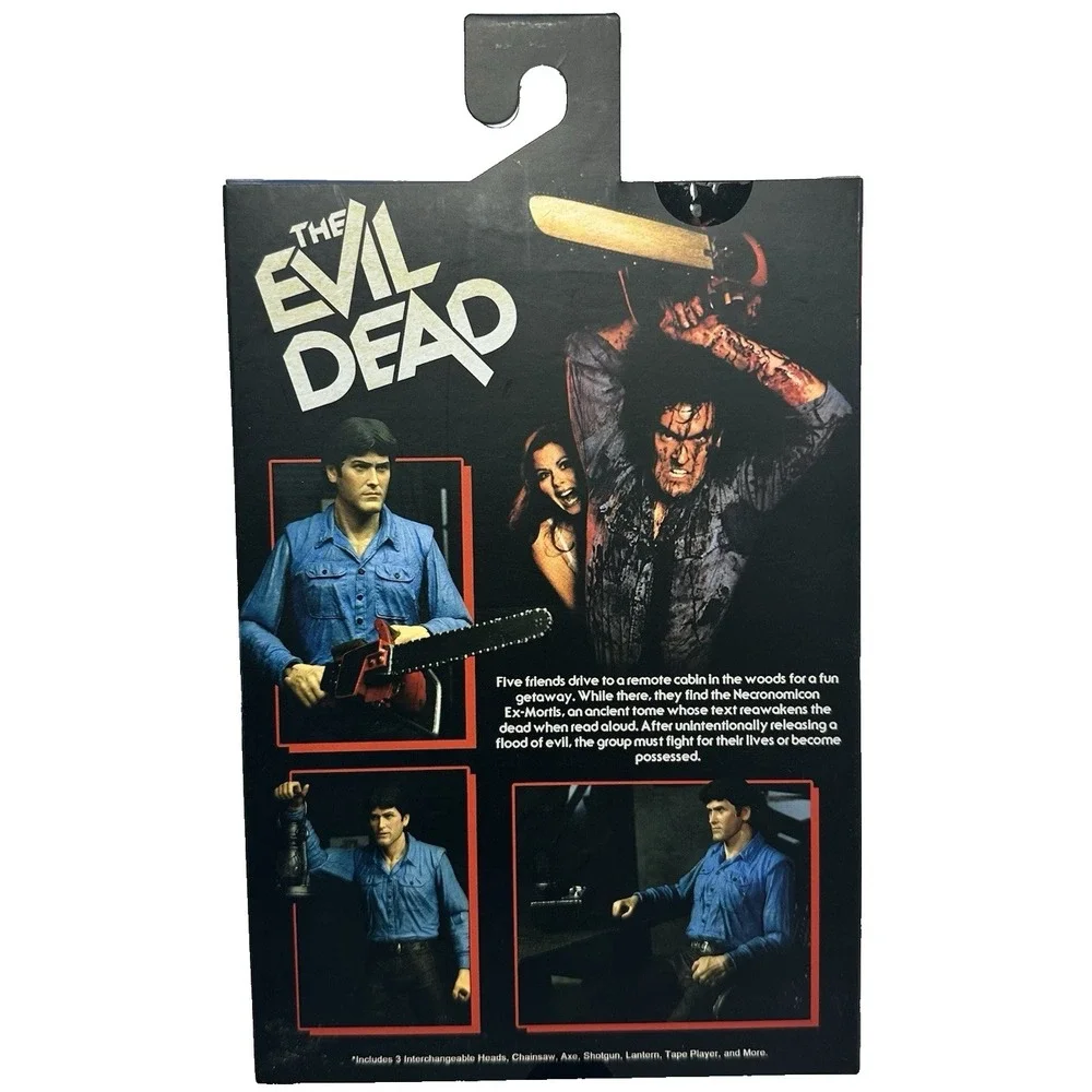 NECA Evil Dead Ultimate Ash Action Figure Complete w Accessories Open Box